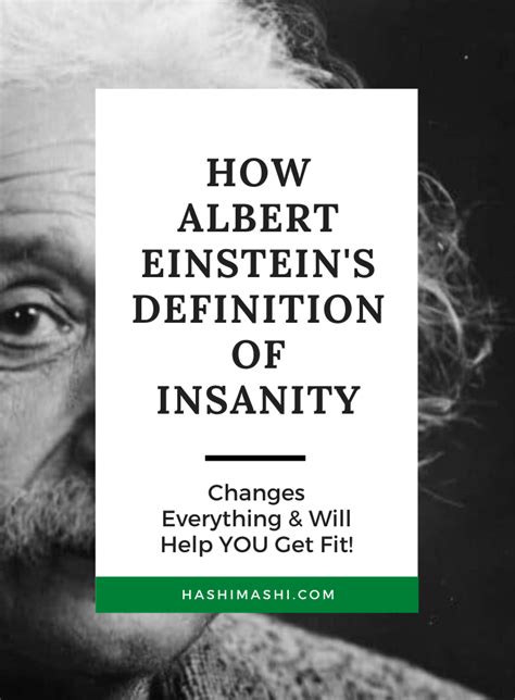 Albert Einstein's Definition of Insanity Changes Your Life.